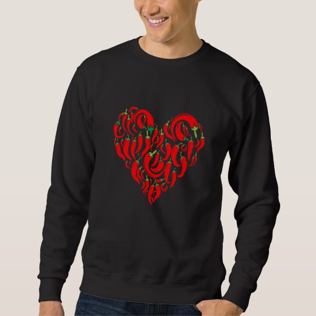 Different Types of Chilli   Sweatshirt (Front)