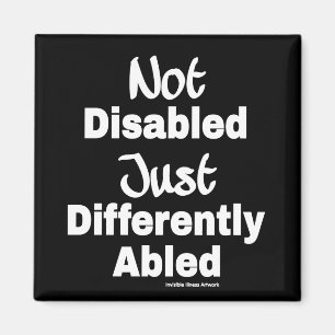 Differently Abled Magnet
