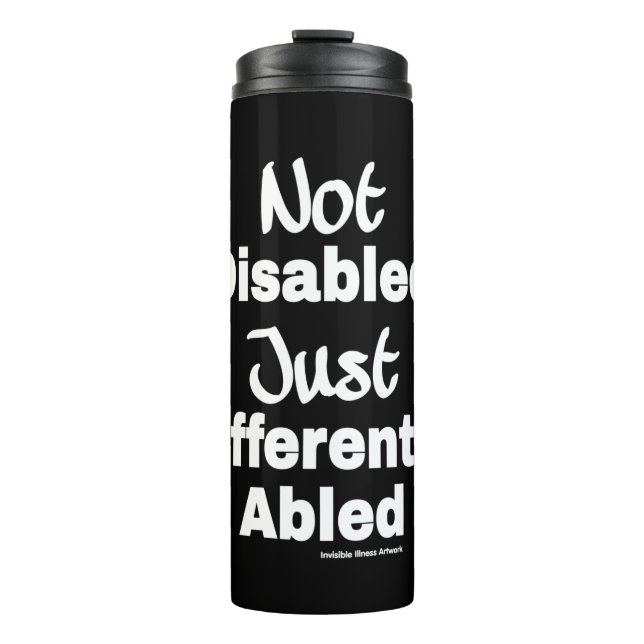 Differently Abled Thermal Tumbler (Front)