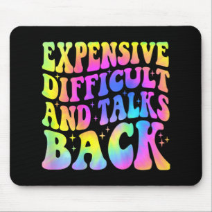 Difficult And Talks Back Mothers Day Mum Life  Mouse Mat