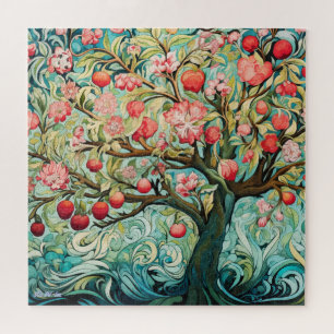 difficult apple tree colourful relax eyes puzzle