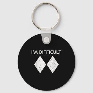 Difficult cool skiing stuff for men ski snowboard key ring