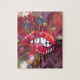Difficult Lips Jigsaw Puzzle