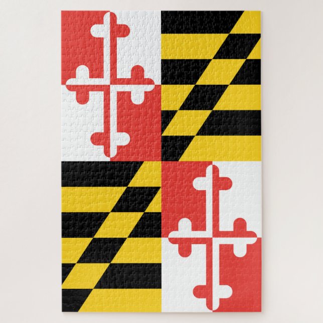 Difficult Maryland flag Jigsaw Puzzle (Vertical)