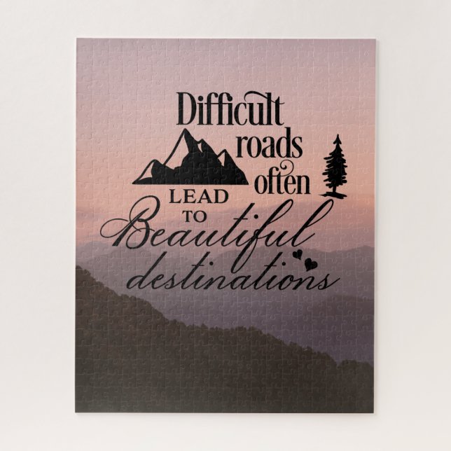 Difficult Roads Jigsaw Puzzle (Vertical)