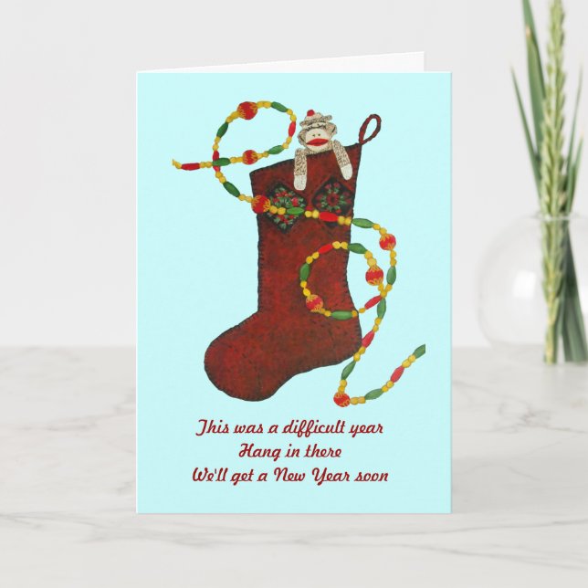 Difficult time Christmas Card (Front)