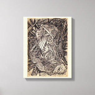 Diffracted (cavern dweller) Canvas Art