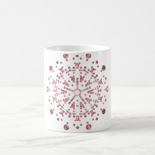 Diffraction pattern coffee mug