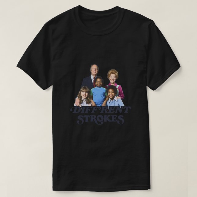 Diff'rent Strokes family and logo Classic T-Shirt (Design Front)