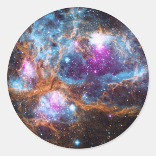 Diffuse Nebula Classic Round Sticker