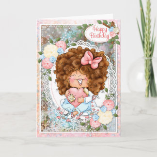 Dig Doodles Gigi Floral Birthday Card