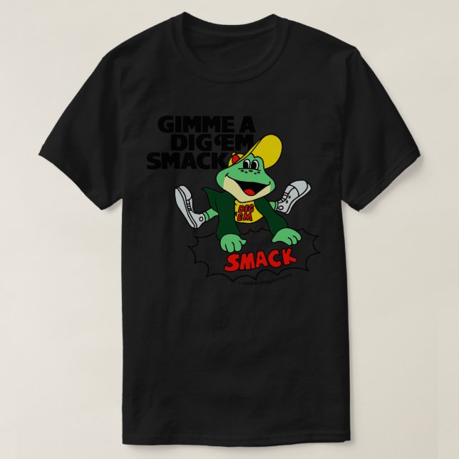Dig Em Smacks Vintage T-Shirt (Design Front)