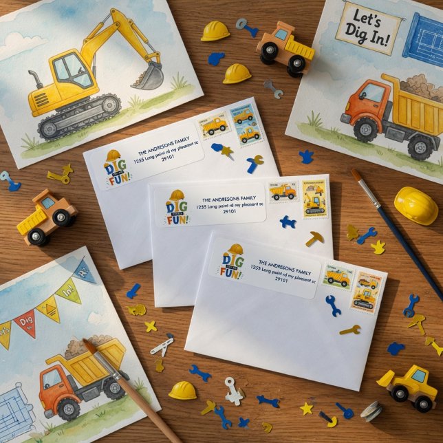 Dig Into The Fun Construction Birthday  (Creator Uploaded)