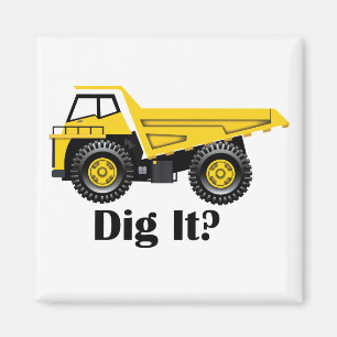 Dig It? - 2 Inch Square Magnet