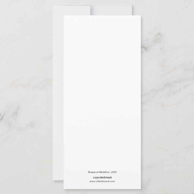 DigAI Golden Jubilee Breeze of Medallion Card (Back)