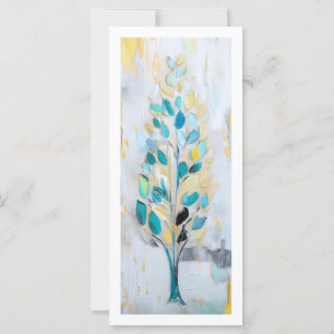 DigAI Golden Jubilee Sea Foam Bloom Card