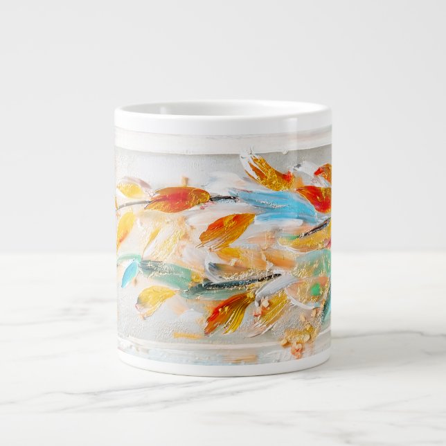 DigAI Whispers of Marigold Jumbo Mug (Front)