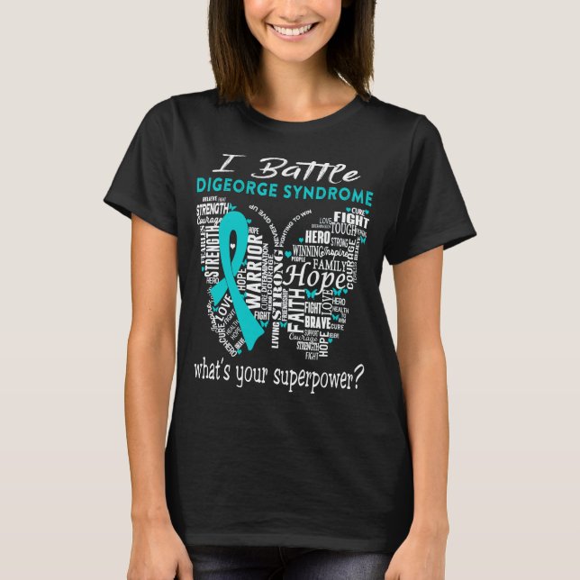 Digeorge Syndrome Awareness Month Ribbon Gifts T-Shirt (Front)