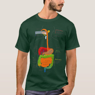 Digestive Organs Medical Diagram T-Shirt