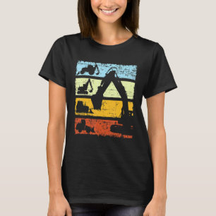 Digger Excavator Driver Construction Site Retro Vi T-Shirt