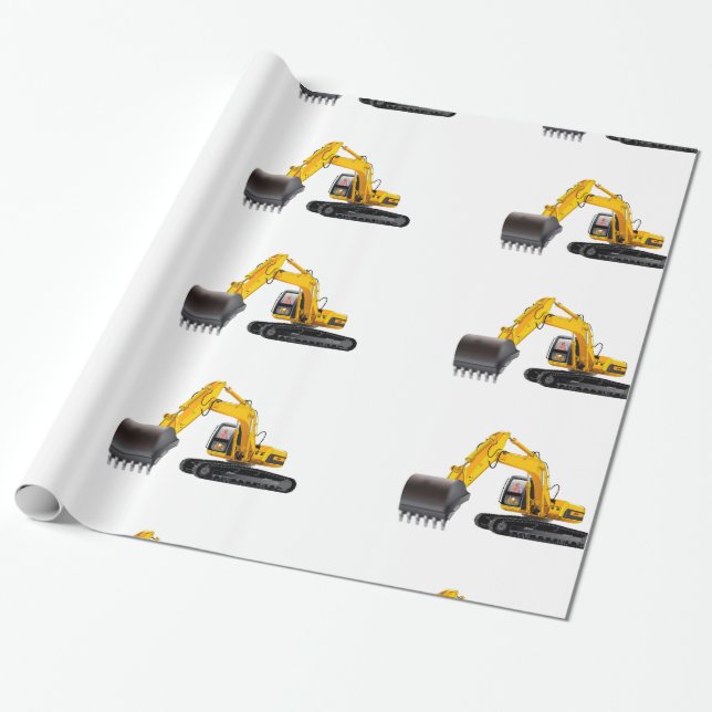 Digger image for Glossy-Wrapping-Paper Wrapping Paper (Unrolled)