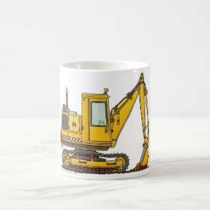 Digger Shovel Construction Mugs