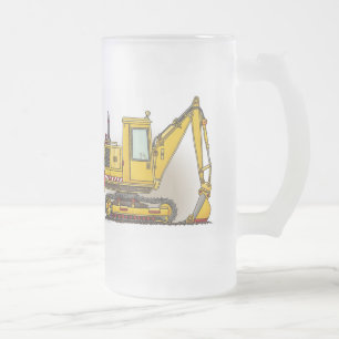 Digger Shovel Glass Mug