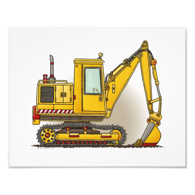 Digger Shovel Photo Print (Front)