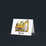 Digger Shovel Thank You Card<br><div class="desc">This digger shovel is one of many construction equipment gifts featuring construction equipment images by artist, Richard Neuman. Every piece of heavy equipment is drawn in high detail and always has a touch of whimsy. His unique work is in homes and offices in every state and around the world. Enjoy!...</div>