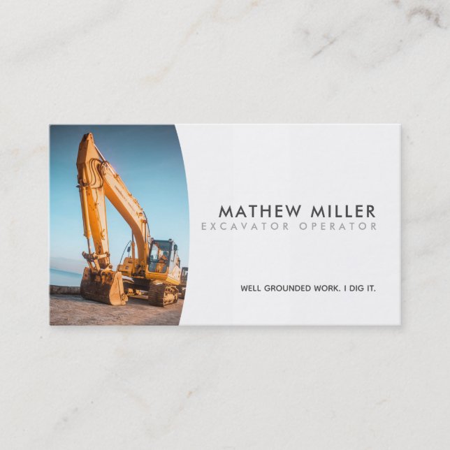Digger Slogans Business Cards (Front)