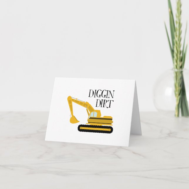 Diggin Dirt Thank You Card (Front)