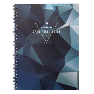 Digging for Spiritual Gems (dark blue) Notebook