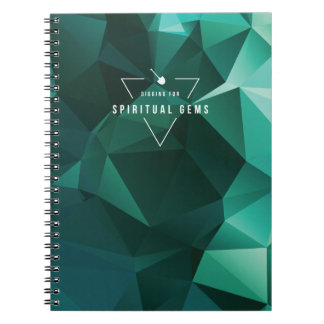 Digging for Spiritual Gems (emerald) Notebook