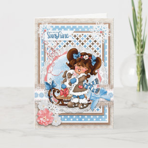 Digi Doodles Winter Friendship Greeting Card