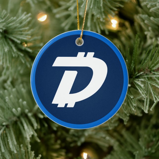Digibyte (DGB) cryptocurrency blockchain Ceramic Tree Decoration (Tree)