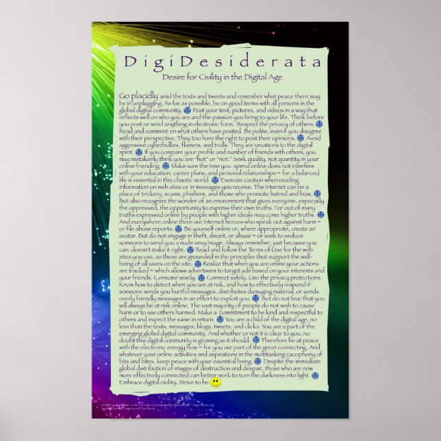 DigiDesiderataVersion4 Poster (Front)