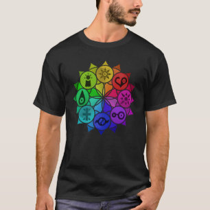 Digimon Crests Mandala gift T-Shirt