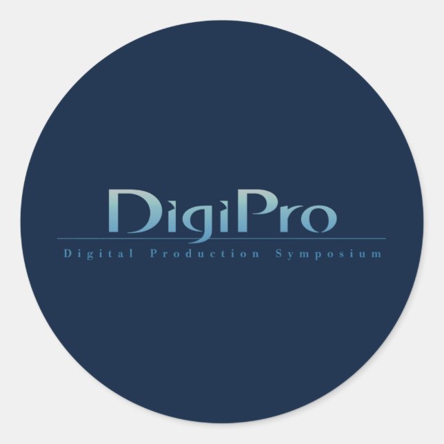DigiPro Round Sticker (Front)