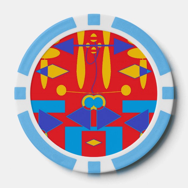 Digisketch 27-A Poker Chips (Front)