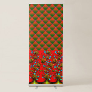 Digital 3D Design Vertical Retractable banners