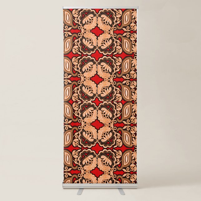Digital 3D Design Vertical Retractable banners (Front)