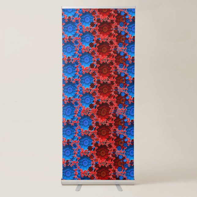  Digital 3D Design Vertical Retractable banners (Front)