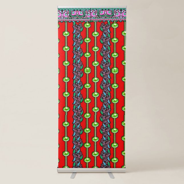 Digital 3D Design Vertical Retractable banners (Front)