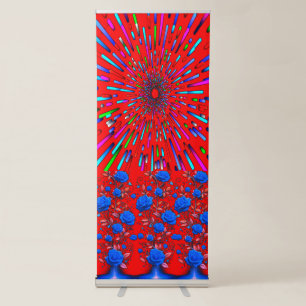 Digital 3D Design Vertical Retractable banners