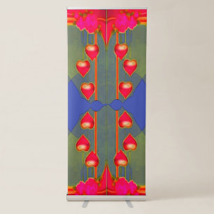 Digital 3D Design Vertical Retractable banners