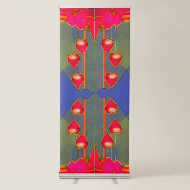 Digital 3D Design Vertical Retractable banners (Front)