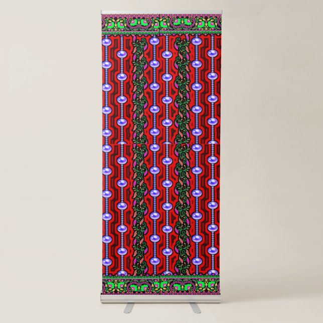 Digital 3D Design Vertical Retractable banners (Front)