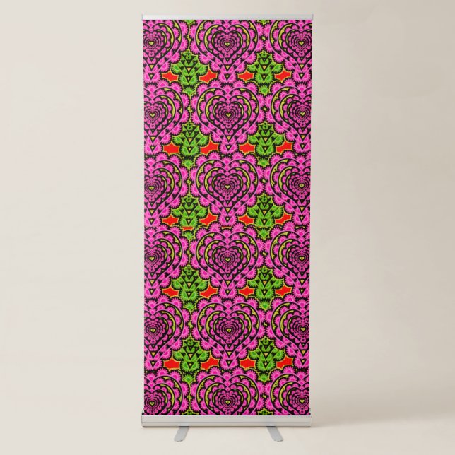 Digital 3D Design Vertical Retractable banners (Front)