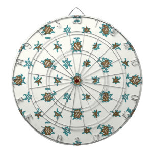 Digital abstract background.Geometric pattern Dartboard