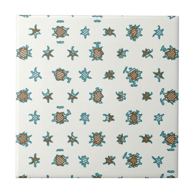 Digital abstract background.Geometric pattern Tile (Front)